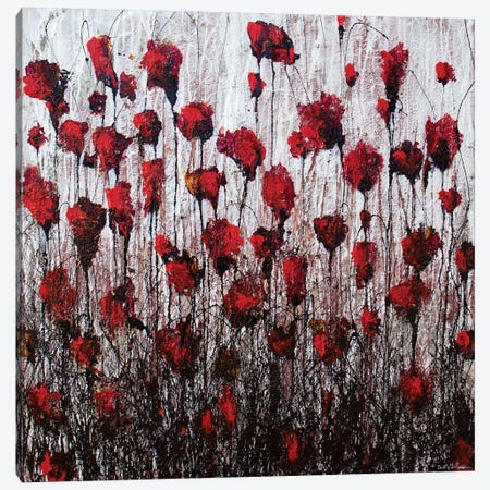 Poppies In Love Canvas Print #DOM36} by Donatella Marraoni Canvas Art