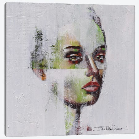 Portrait In Green Canvas Print #DOM381} by Donatella Marraoni Canvas Wall Art