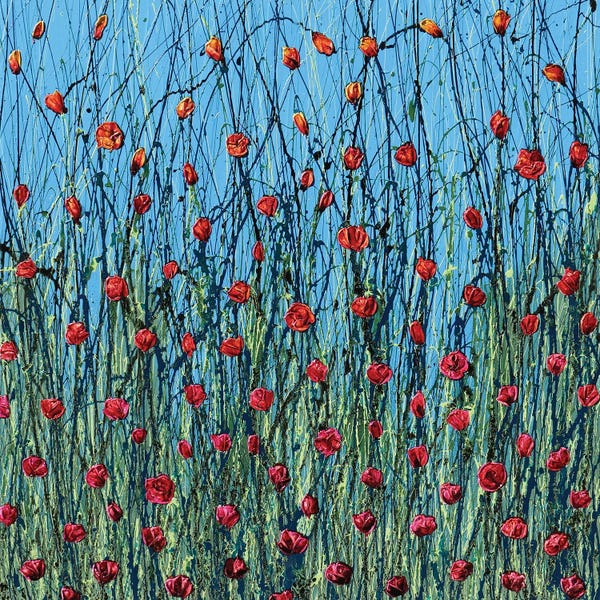 Donatella Marraoni: Poppies In The Sky by Donatella Marraoni