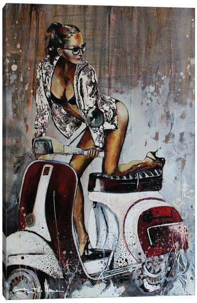Another Woman...Another Story Canvas Art Print - Donatella Marraoni