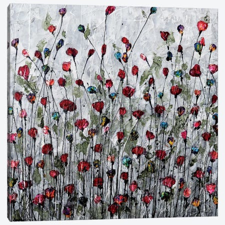 Poppies, Memories And Love Canvas Print #DOM41} by Donatella Marraoni Canvas Artwork