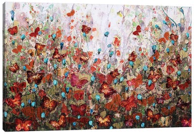 Dancing Like Butterfly Wings Canvas Art Print - Donatella Marraoni