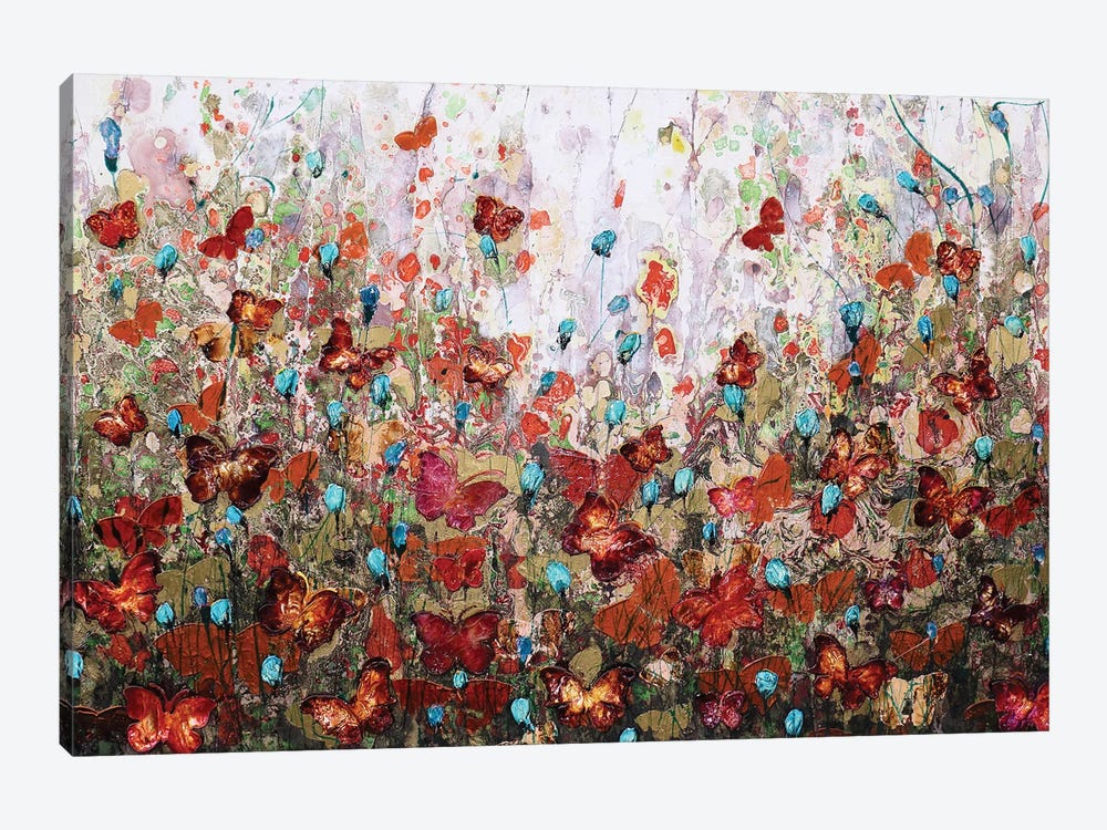 Dancing Like Butterfly Wings by Donatella Marraoni 1-piece Canvas Art