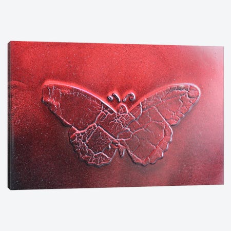 Red Butterfly Canvas Print #DOM427} by Donatella Marraoni Canvas Art