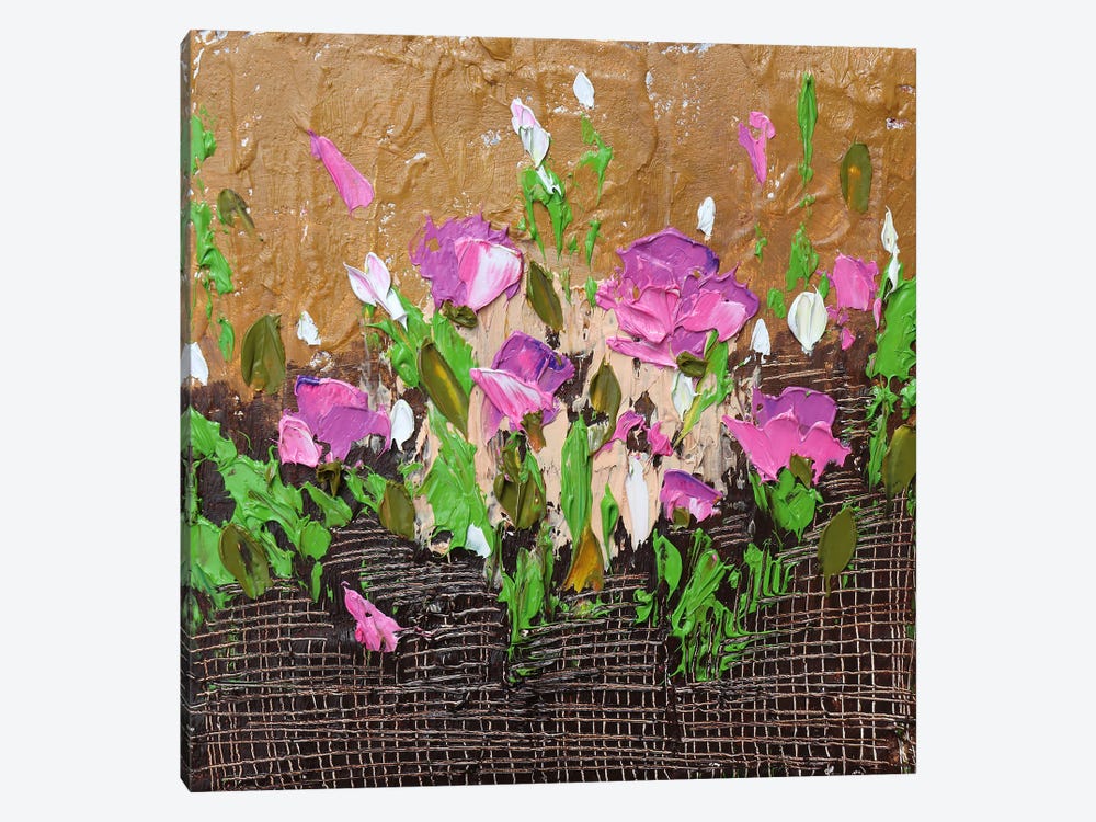 Poppies In Pink by Donatella Marraoni 1-piece Canvas Artwork