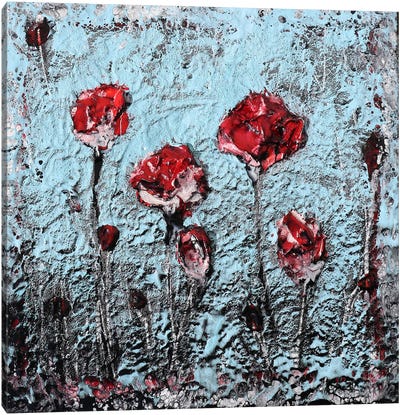 Poppies And Memories II Canvas Art Print - Donatella Marraoni