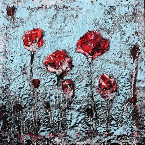 Donatella Marraoni: Poppies And Memories II by Donatella Marraoni