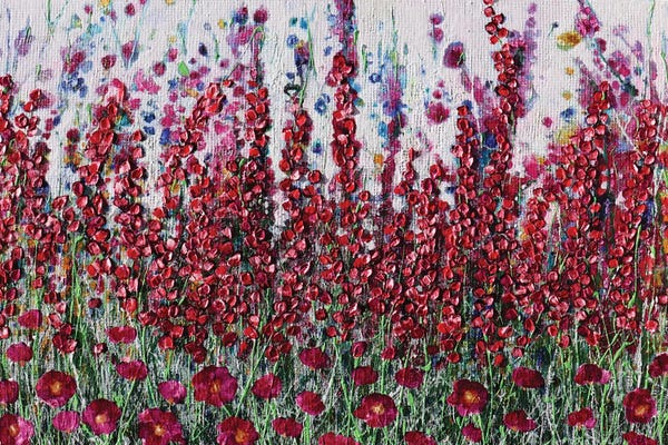 Donatella Marraoni: Light Pink Garden by Donatella Marraoni