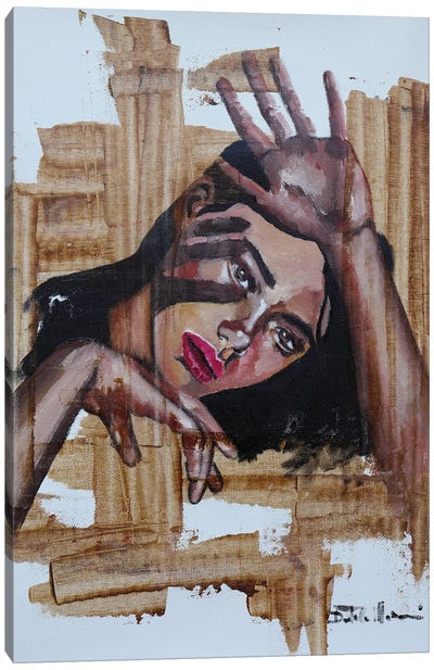Stop Canvas Art Print - Donatella Marraoni