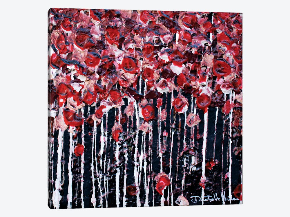 Red...Lovely Red by Donatella Marraoni 1-piece Canvas Art