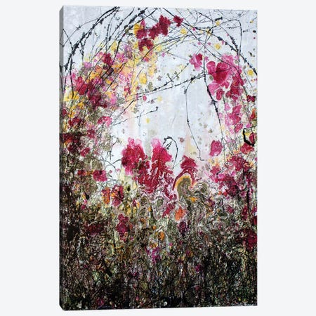 Barbed Wire And Poppies Canvas Print #DOM4} by Donatella Marraoni Canvas Print