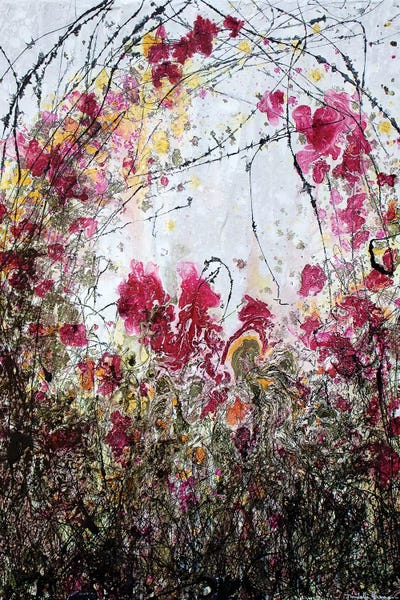 Donatella Marraoni: Barbed Wire And Poppies by Donatella Marraoni