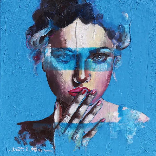 Lips: Blue Feeling by Donatella Marraoni