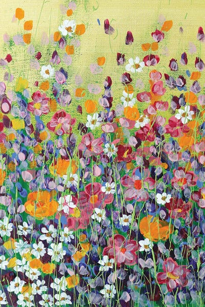 Gold Garden by Donatella Marraoni multi panel art