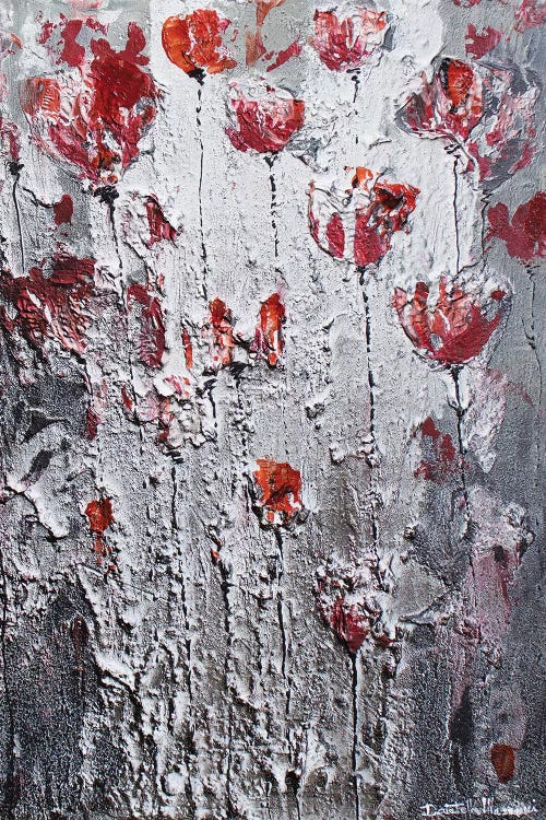 Dancing Poppies In The Night by Donatella Marraoni wall art
