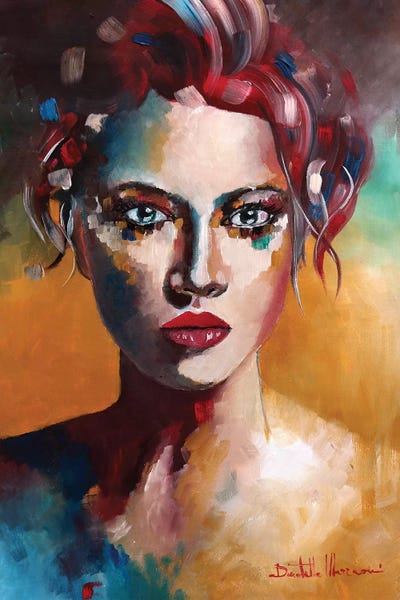 Donatella Marraoni: Portrait In Red by Donatella Marraoni