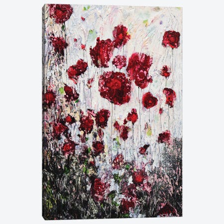 Poppies In Love! Canvas Print #DOM90} by Donatella Marraoni Canvas Art Print