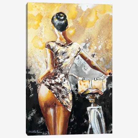 Another Woman..Another Bike II Canvas Print #DOM93} by Donatella Marraoni Canvas Print