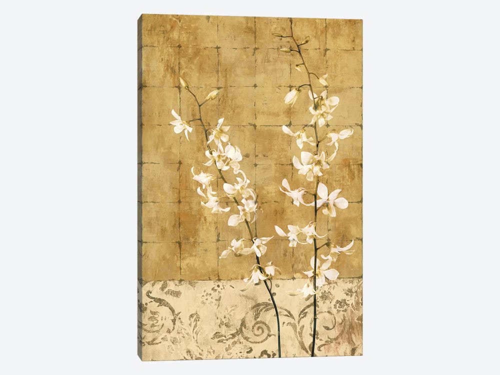 Blossoms In Gold I by Chris Donovan 1-piece Canvas Artwork