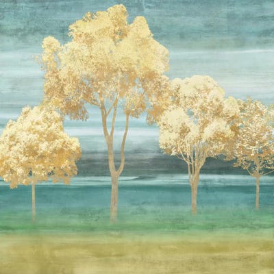 Blue Horizons II by Chris Donovan multi panel art