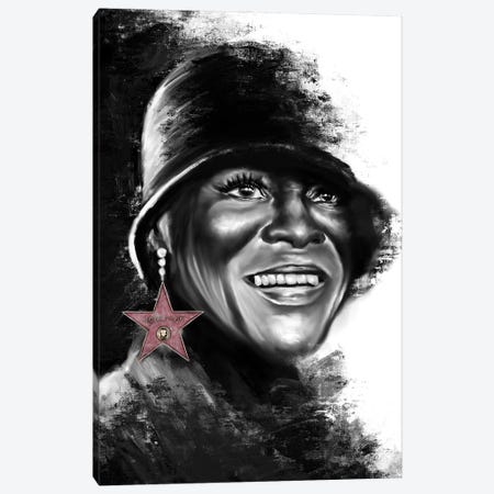 Cicely Tyson Canvas Print #DOO32} by Androo's Art Art Print