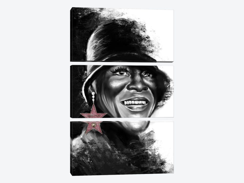 Cicely Tyson by Androo's Art 3-piece Art Print