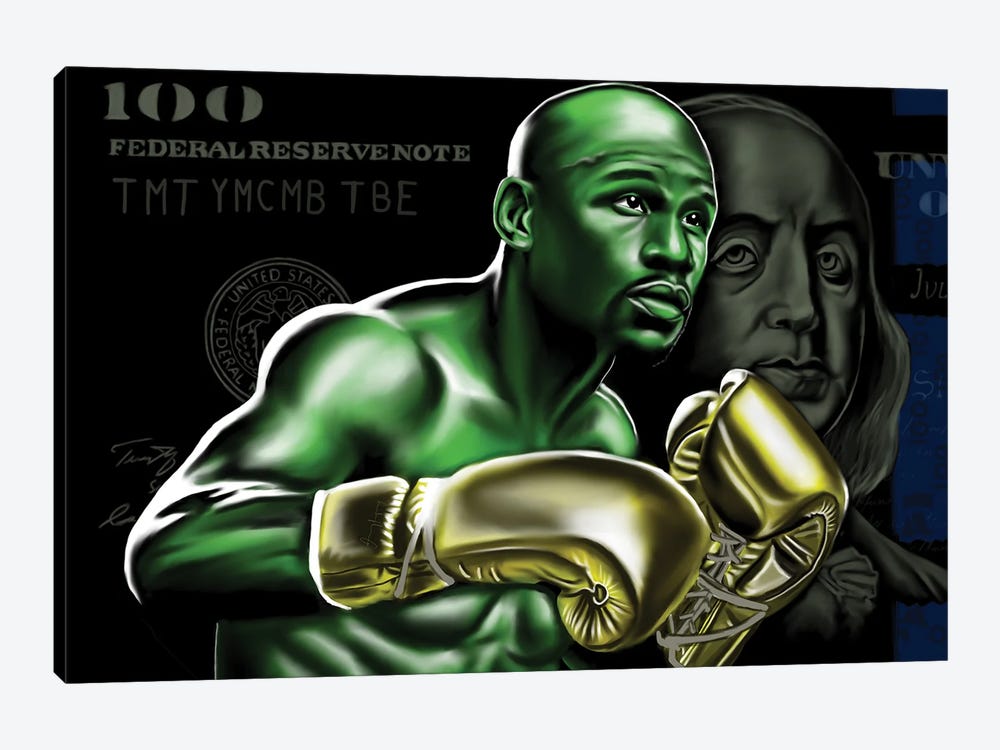 Floyd Mayweather-Money by Androo's Art 1-piece Art Print