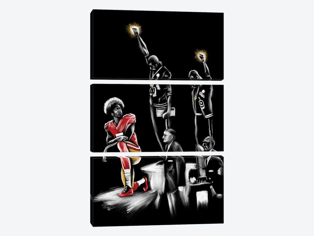 Take A Stand by Androo's Art 3-piece Canvas Artwork