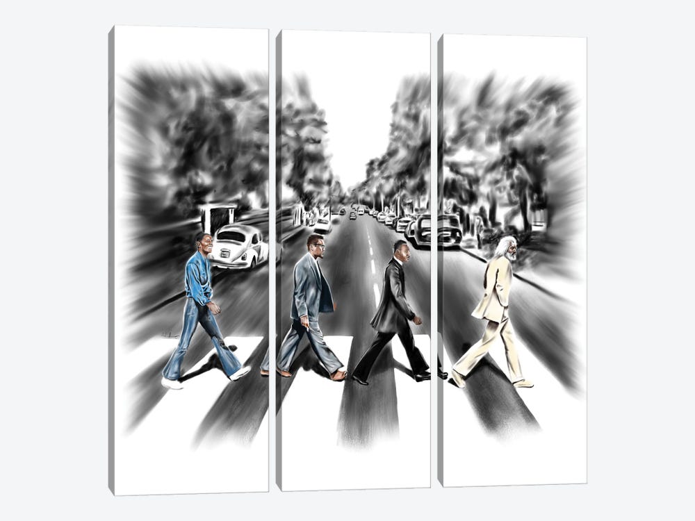 Freedom Road by Androo's Art 3-piece Canvas Art Print