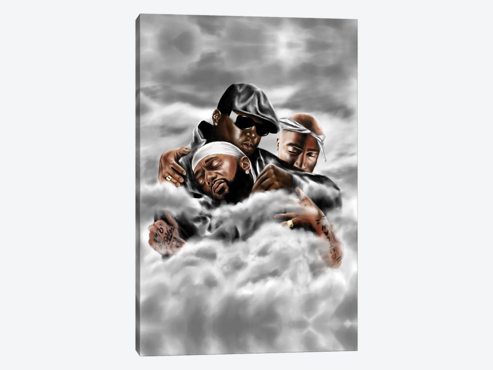 Nipsey Tribute by Androo's Art 1-piece Canvas Print
