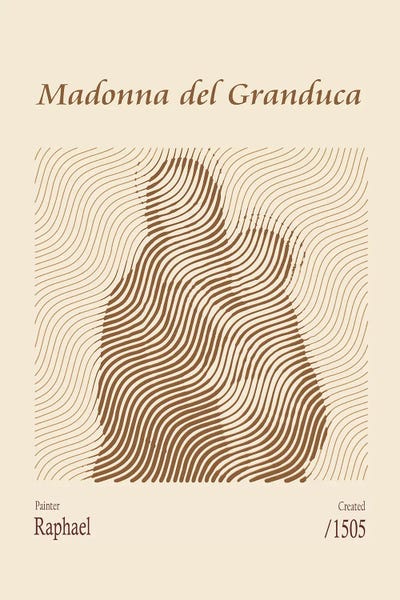 Doa Project - Steelpix Metal Wall Art: Madonna Del Granduca – Raphael by Doa Project