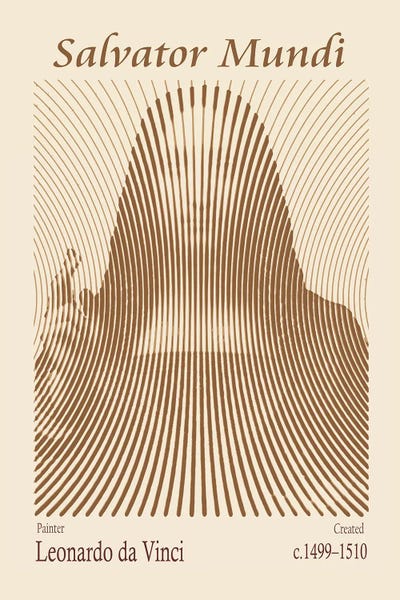 Religious Figures: Salvator Mundi – Leonardo Da Vinci by Doa Project