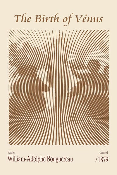 Doa Project - Steelpix Metal Wall Art: The Birth Of Vénus – William-Adolphe Bouguereau by Doa Project