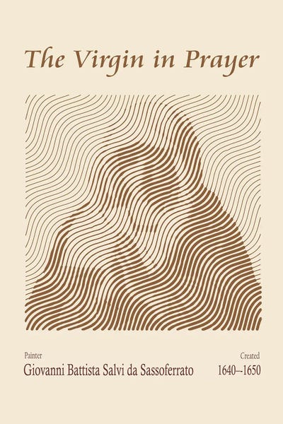 Doa Project - Steelpix Metal Wall Art: The Virgin In Prayer – Giovanni Battista Salvi Da Sassoferrato by Doa Project