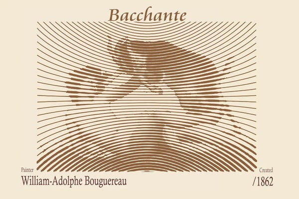 Bacchante – William-Adolphe Bouguereau