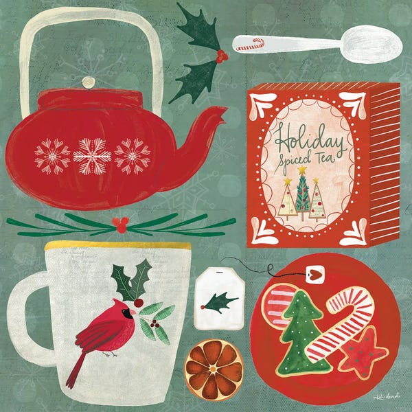 Cardinals: Holiday Spiced Tea by Katie Doucette
