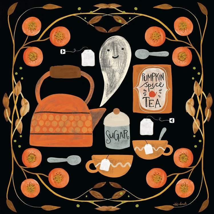 Pumpkin Spice Tea by Katie Doucette wall art