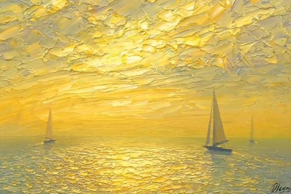 Lake Sunrises & Sunsets: Sea L by Dmitry Oleyn