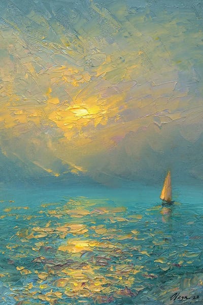 Sailboats: Evening I by Dmitry Oleyn
