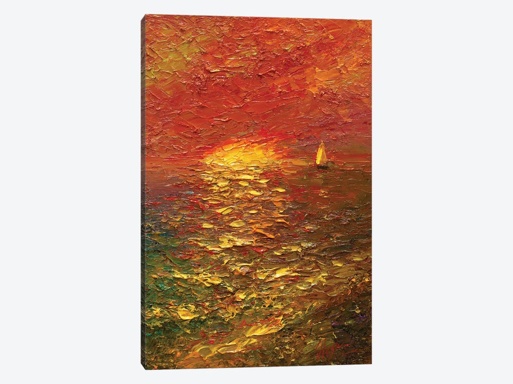 Rainbow Sea III by Dmitry Oleyn 1-piece Canvas Art Print