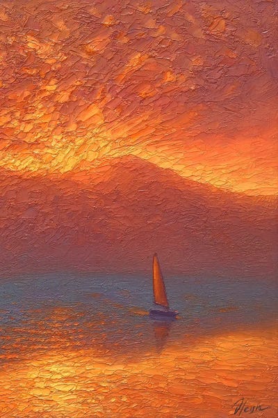 Sea LXIV by Dmitry Oleyn metal wall art