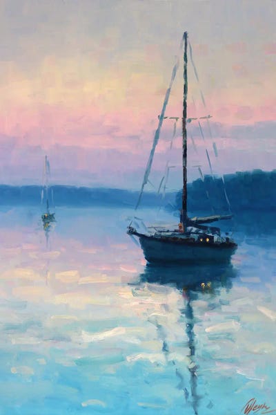 Evening XXII by Dmitry Oleyn metal wall art