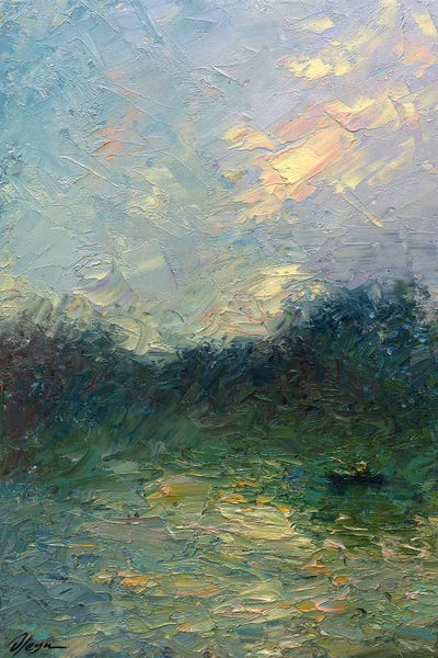 Evening XXV by Dmitry Oleyn metal wall art