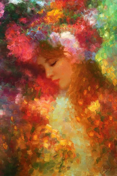 Flower Queen III by Dmitry Oleyn metal wall art