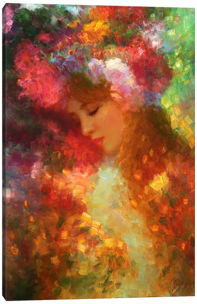 Flower Queen III Canvas Art Print - Dmitry Oleyn