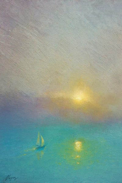 Sailboats: Golden Ghost Island by Dmitry Oleyn