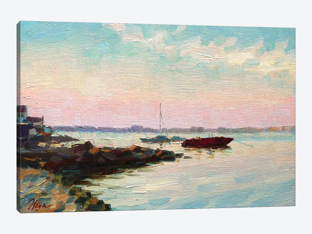 Morning Seascape by Dmitry Oleyn 1-piece Canvas Artwork