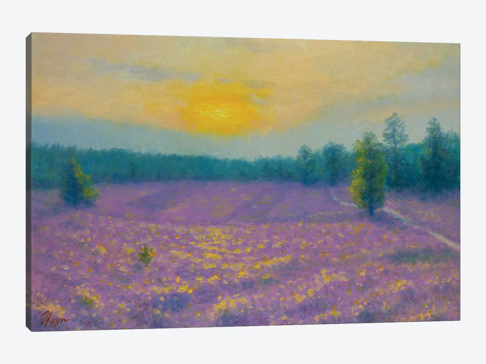 Lavender Evening by Dmitry Oleyn 1-piece Canvas Artwork