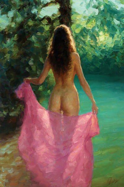 Bather I by Dmitry Oleyn metal wall art