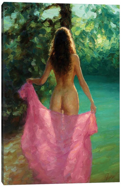 Bather I Canvas Art Print - Dmitry Oleyn